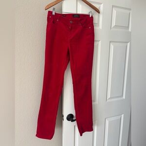 Talbots Red Straight Leg Pants